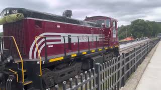 Winnipesaukee Scenic Railroad ￼2024  4K 60FPS Last Train Video of The Summer [upl. by Congdon]