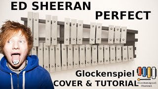 💗Ed Sheeran  Perfect 🎺XYLOPHONE GLOCKENSPIEL COVERTUTORIAL🎧EASY [upl. by Waldman]