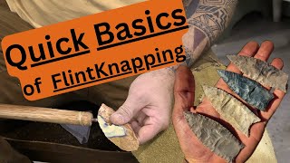 Quick Basics of Flint Knapping [upl. by Wojcik404]