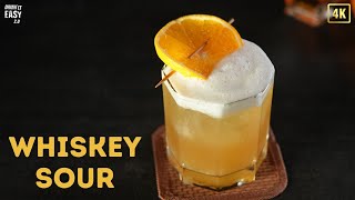 Whiskey Sour  Drink It Easy 20  HappyNewYear  Cocktails at Home  Sanjeev Kapoor Khazana [upl. by Neehar106]