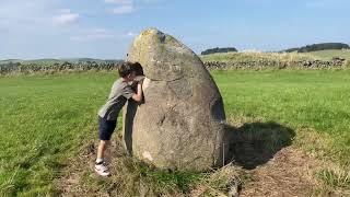 The Hole Stone Wigtownshire vikingadventure vikinglife standingstones [upl. by Sseb]