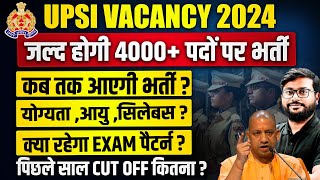 UPSI New Vacancy 2024  UP Police SI New Vacancy 2024  UPSI Age Qualification Syllabus Form [upl. by Richards292]