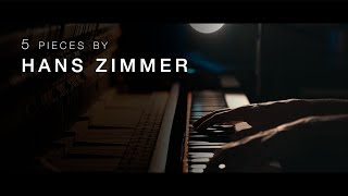 5 Pieces by Hans Zimmer \\ Iconic Soundtracks \\ Relaxing Piano 20min [upl. by Jarek690]