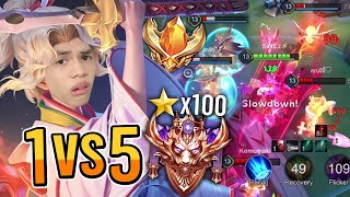 RoVCharlotte เม็ดส้ม 1 vs 5 ใน 100 ดาว [upl. by Balfour]