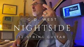 “Nightside” by GD West Fingerstyle Guitar and Vocal [upl. by Inami618]