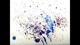 Watercolour Splashing and Spattering Techniques with Chris Petri [upl. by Nyliak253]