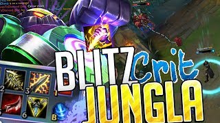 👑 BLITZCRANK JUNGLA A CRITICOS ME LLAMARON LOCO YO LOS ONESHOTEE [upl. by Ilyah542]