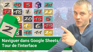 💥SHEETS💥Comment Naviguer dans Google Sheets  Tour de linterface [upl. by Stern]