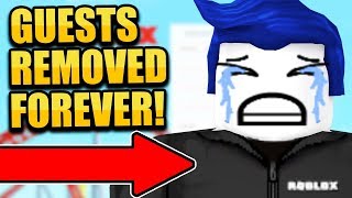 ROBLOX REMOVED GUESTS FROM THE GAME NO MORE GUESTS 😱 Roblox New Update [upl. by Hickie249]