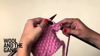 How To Knit The Linen Stitch [upl. by Hitoshi]