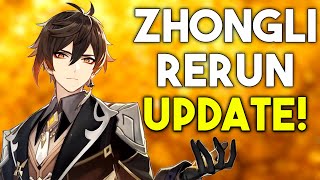 ZHONGLI RERUN BANNER EVERYTHING YOU NEED TO KNOW  Genshin Impact [upl. by Asiar592]