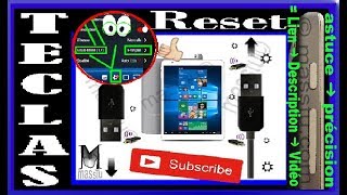 RESTORE TECLAST RESET x98 Pro x98  ⇄ Tous PC Tablette Windows \ Android [upl. by Garwood]