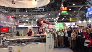 Zlata Contortionist for GUK folding machines DRUPA 2012 [upl. by Nidnerb]