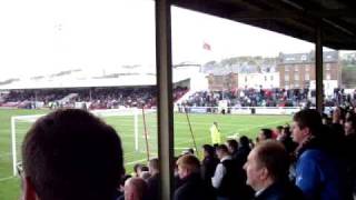 Arbroath Gayfield park singing versus Montrose [upl. by Eibreh]