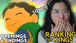 First Time Reacting to Ranking of Kings Opening amp Ending  New Anime Fan ANIME OP ED REACTION [upl. by Anitsyrhc]