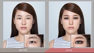 Twiggy Eye Makeup for Single Eyelid  무쌍 아이 메이크업 [upl. by Ruelu]