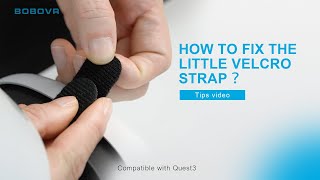 How to fix the little velcro strap ？bobovr M3pro [upl. by Virendra841]