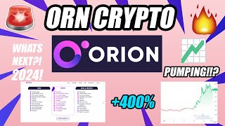 ORN COIN PUMP Is ORION PROTOCOL Going Up To The MOON or CRASHING ORN COIN ANALYSIS 2024 [upl. by Yuht]