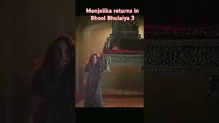 Monjolika return in bhool Bhuiyan  kartik ariyan new bollywood teaser shortvideo bhoolbhulaiy [upl. by Bucella]