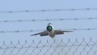 MiG21 Fishbed  Startup LOW Approaches and Shut Down [upl. by Kittie]