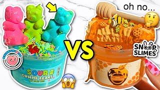 100 HONEST PEACHYBBIES VS SNOOPS SLIMES REVIEW who will win [upl. by Pitts]