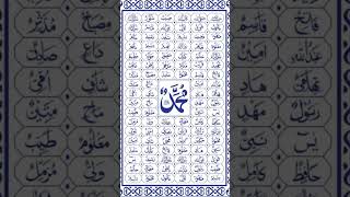 99 Names of Hazrat Muhammad SAW [upl. by Cirderf]