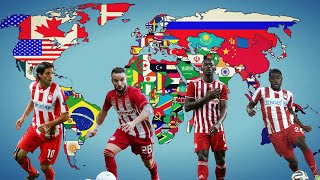 1 Amazing Goal from Every Nation  Olympiacos Edition [upl. by Nguyen]