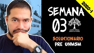 Solucionario Biologia Semana 3 Pre San Marcos 2020I [upl. by Rusticus]