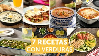 7 recetas con verduras  Kiwilimón [upl. by Lashar]