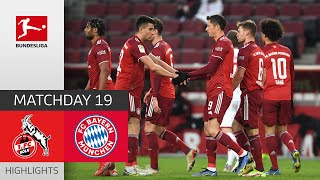 1 FC Köln  FC Bayern München 04  Highlights  Matchday 19 – Bundesliga 202122 [upl. by Ailemac]