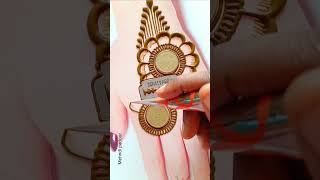 Beautiful simple mehndi trick 2024  shorts youtubeshorts mehndidesign viral trending [upl. by Eignav]