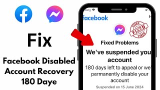 Facebook How to recover facebook account disabled 180 days  Facebook Disabled Account Recovery [upl. by Edyth815]