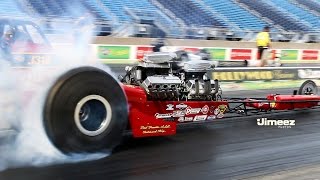 NDRL FRONT ENGINE DRAGSTERSALTEREDS AT RT66 CLASSIC 2014 [upl. by Nanreit]