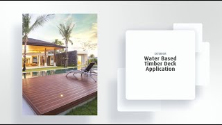 DIY  Protect and Beautify Your Deck with Sayerlack Exterior WaterBased Timber Application [upl. by Drisko207]