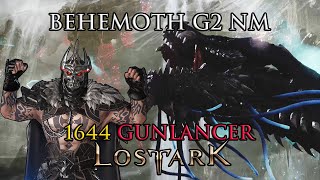 Lost Ark  Behemoth Gate 2  Red Gunlancer 1644 [upl. by Otrevlig]