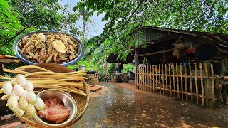 Life Living in the countryside  Picking lotus root and cooking  village life vlog [upl. by Anitac]