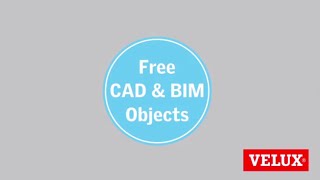 Free CAD amp BIM Objects for VELUX Modular Skylights  Also for REVIT Sketchup amp Archicad [upl. by Nizam]