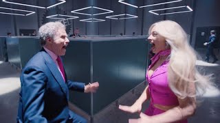 Barbie  Barbie Escapes Mattel Headquarters  Margot Robbie Will Ferrell  Top Clips [upl. by Aramanta]