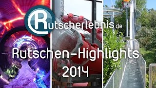 WasserrutschenHighlights  Top Water Slides 2014 [upl. by Gaspar549]