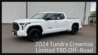 2024 Tundra Crewmax Limited TRD OffRoad walkaround [upl. by Ylhsa]