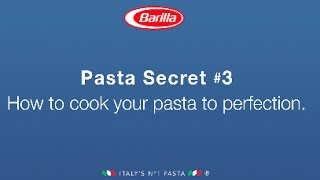 BARILLA SG  How to cook pasta to perfection [upl. by Anidem75]