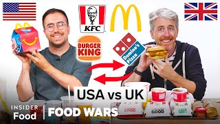 US vs UK Foreign Exchange Season 1 Marathon  Food Wars  Insider Food [upl. by Zolnay]