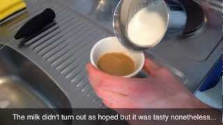 How To Making a Cappuccino with a Bialetti Brikka [upl. by Retsevlys]