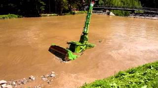 Komatsu D155 W bulldozer in action [upl. by Dilly]