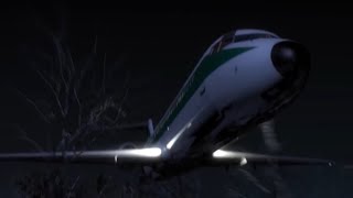 Società Aerea Italina Flight 404  Crash Animation [upl. by Aneeles]