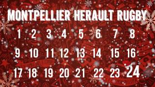 Le calendrier de lavent du Montpellier Hérault Rugby [upl. by Greenwald935]