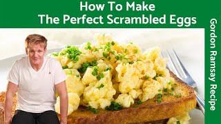 Gordon Ramsay Scrambled Eggs Recipe Fluffy Breakfast Delight [upl. by Ynafets]