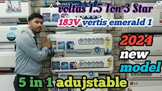 Voltas 15 Ton 3 Star Ac 183V Vertis emerald 1 2024 Review  Best ac Voltas in 2024 [upl. by Inaboy]