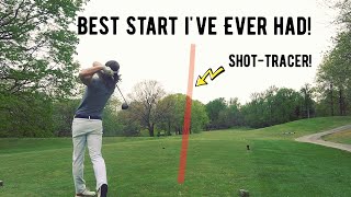 World Long Drive Champion Plays Golf Ep09 Reston National Golf Club Front 9 [upl. by Rheta]