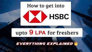 How to get into HSBC  HSBC Selection Procedure  HSBC package  HSBC Freshers  Technical interview [upl. by Ahsitruc]